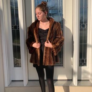 Vintage Herpolsheimer's Grand Rapids Mink Coat